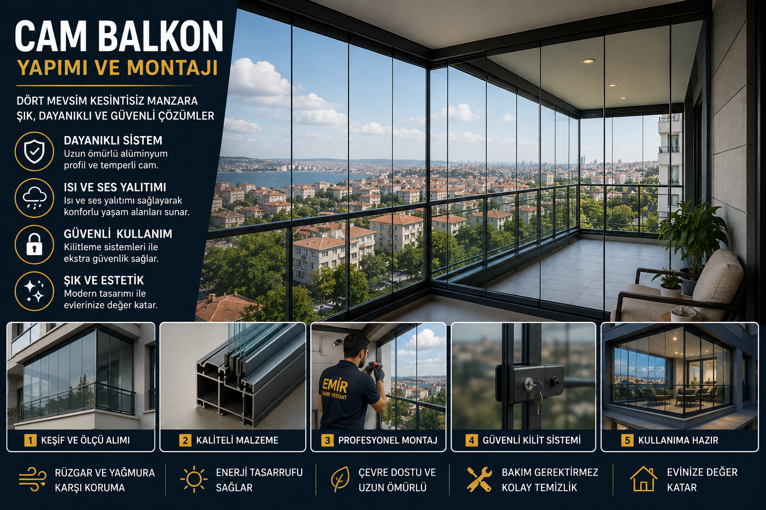 Cam Balkon